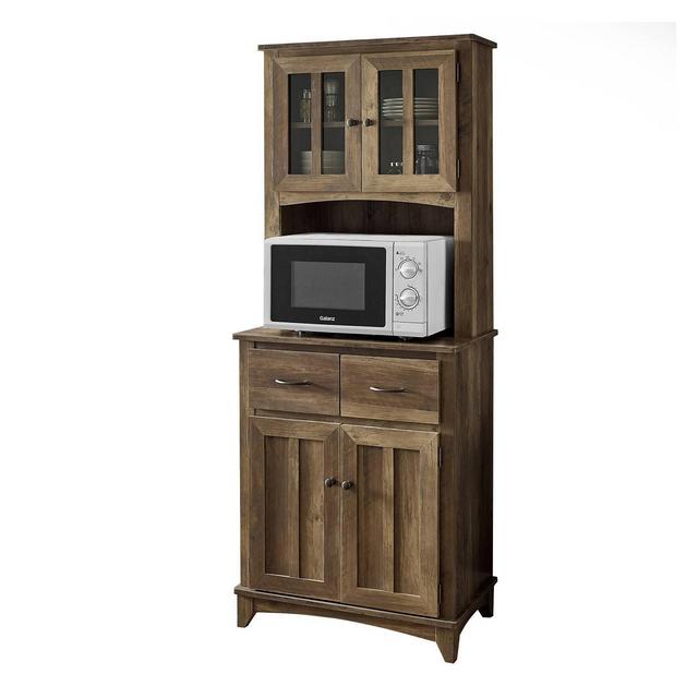 Traditional Microwave Cabinet Reclaimed Wood - Home Source