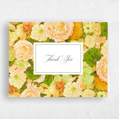Light Orange Wedding Thank You - Horto Landscape