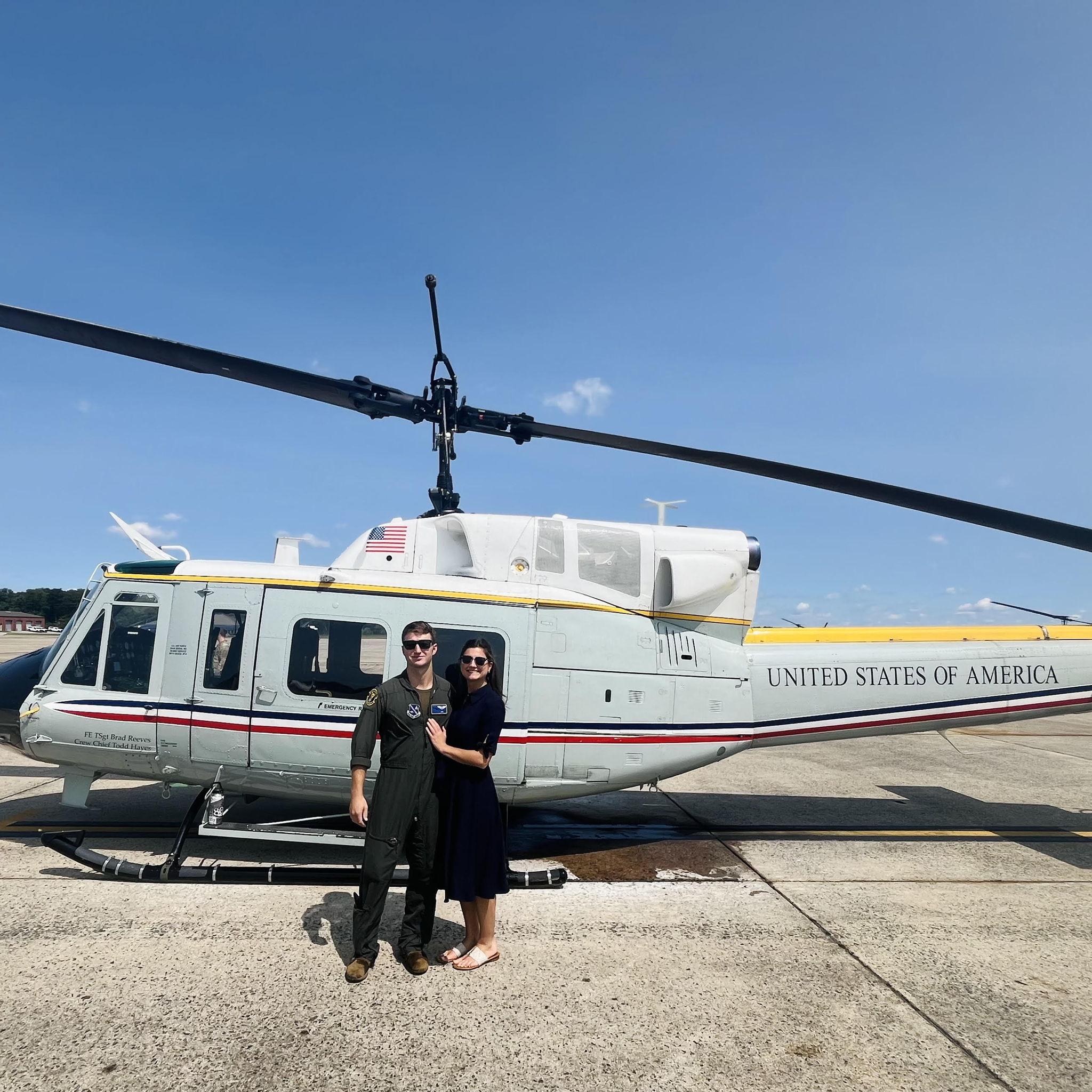 Dave's 'fini' - final - flight at Andrews Air Force Base in Washington, D.C.