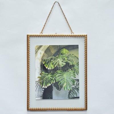 Pressed Glass Frame Brass - Opalhouse™