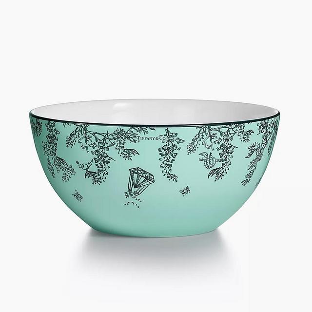 Tiffany Toile Cereal Bowl in Tiffany Blue® Bone China