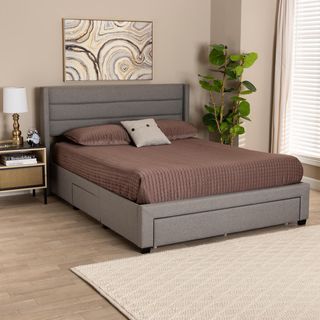 Braylon Mid-Century Modern Platform Bed