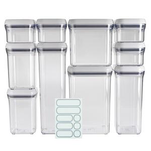 OXO Good Grips 10-Piece Airtight Food Storage POP Container Value Set With 10 Labels