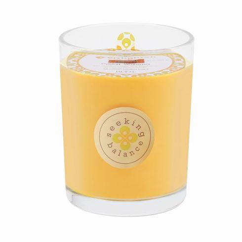Seeking Balance® 15 oz Large Spa Candle Cedar Verbena Enlighten
