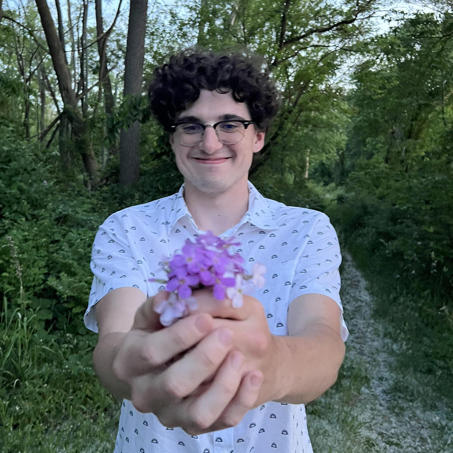 always pickin me flowers!