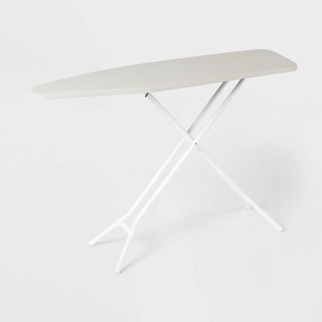 Standard Ironing Board White Metal with Creamy Chai Cover - Room Essentials™