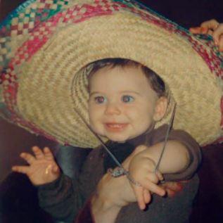 Baby Charlie in a Sombrero