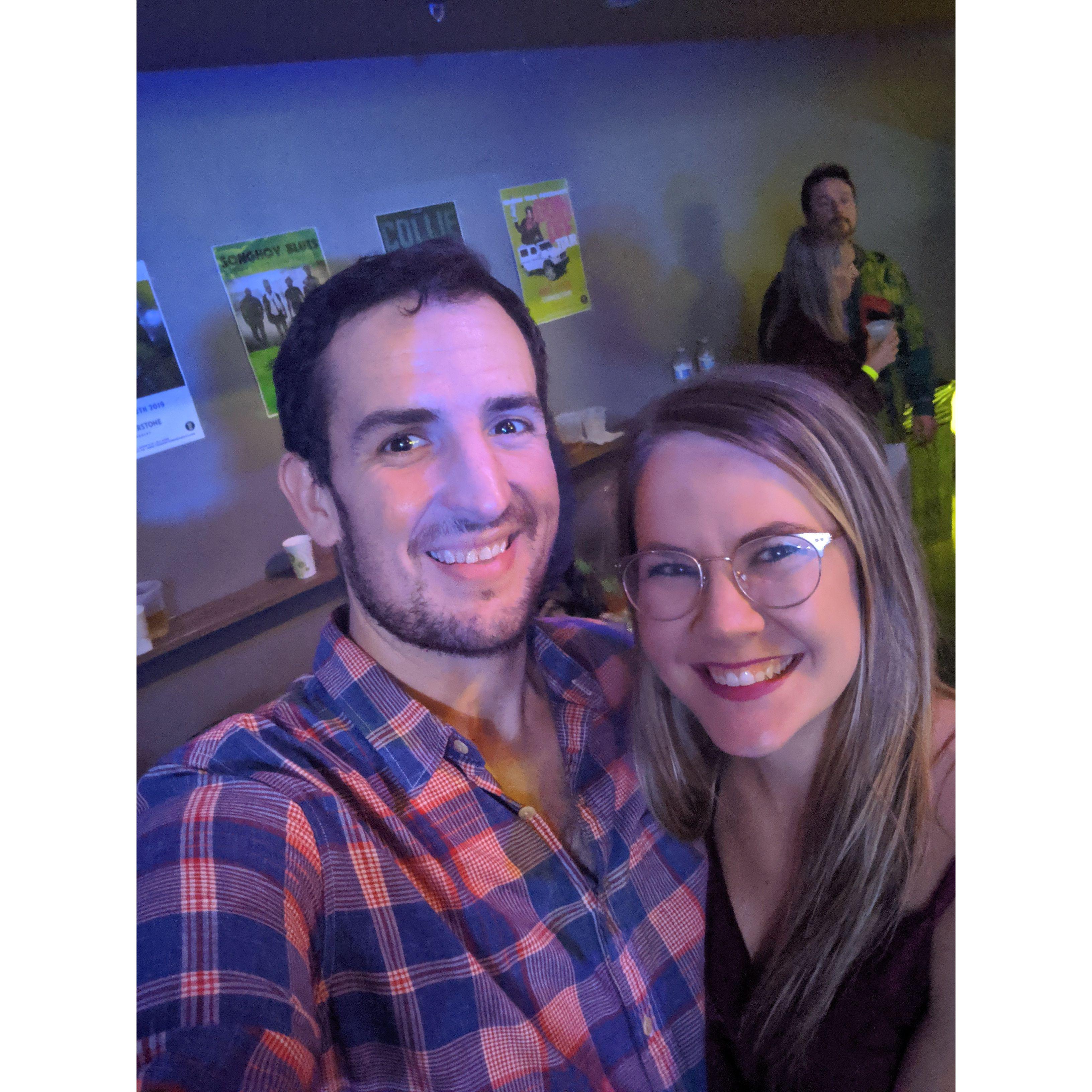 One of our first dates back in 2019