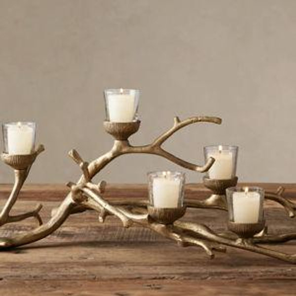 5-Light Branch Candleholder