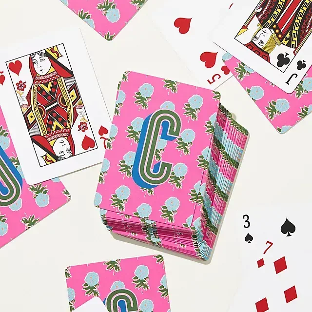Clairebella Maya Monogrammed Playing Cards