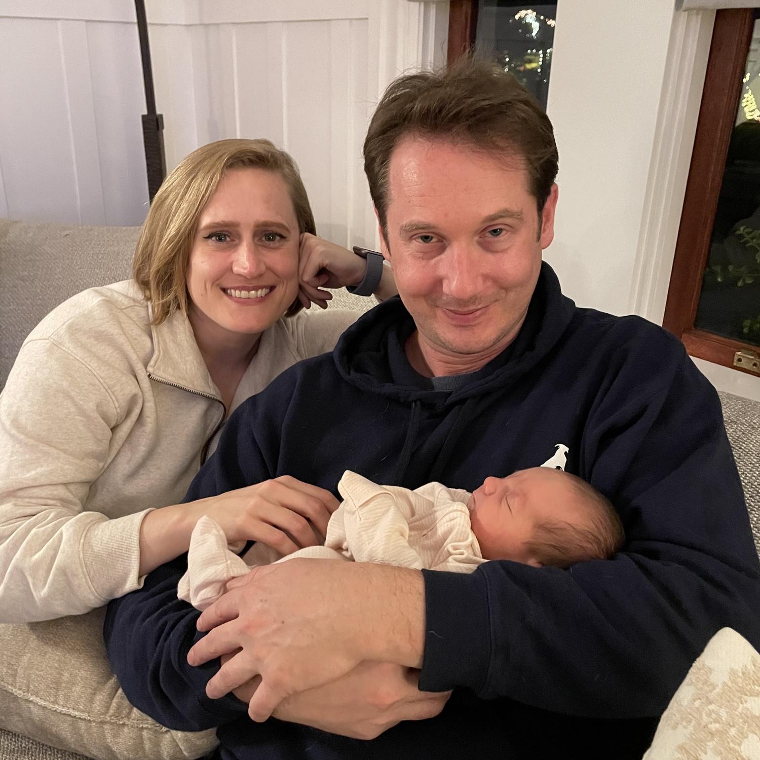 With our newest niece, Amelia