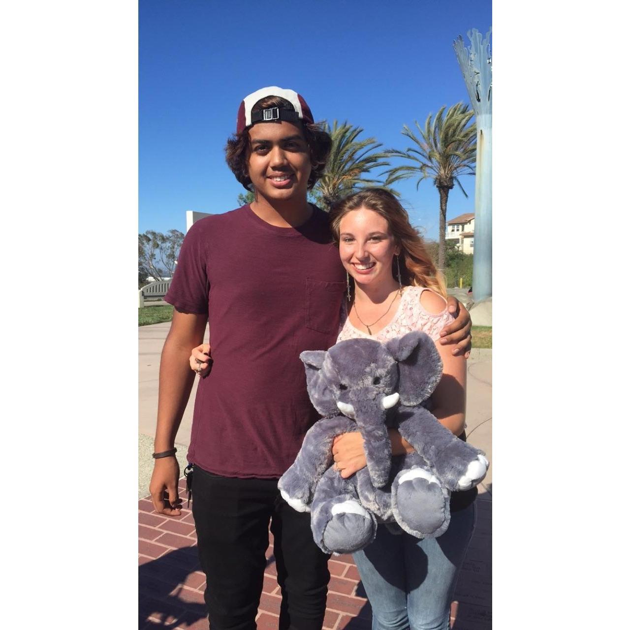 The day we began dating, August 29, 2015.