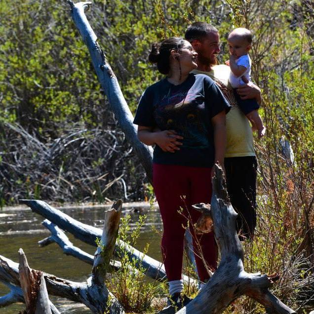Our first camping trip after Orion was born @ Barton Flats Campground. Photo courtesy of Steven Widney.