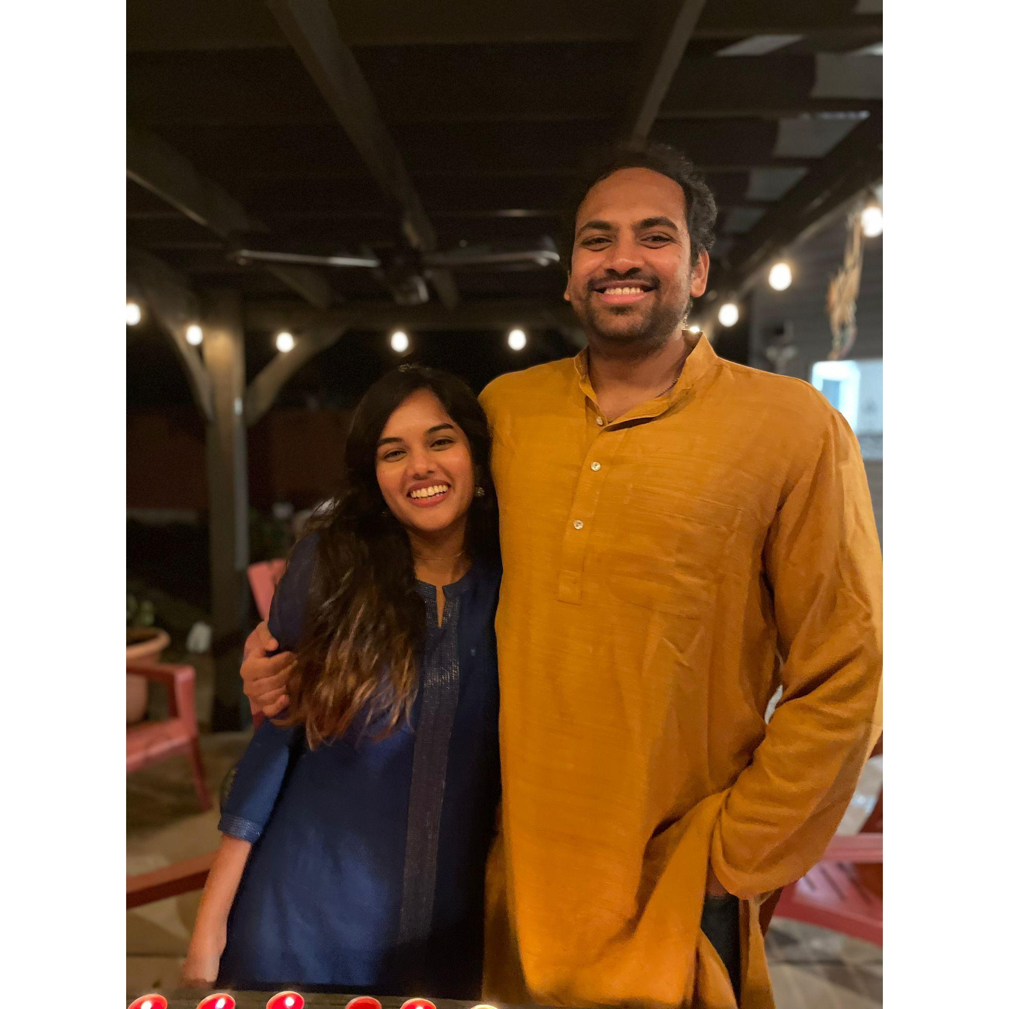 Our first Diwali together