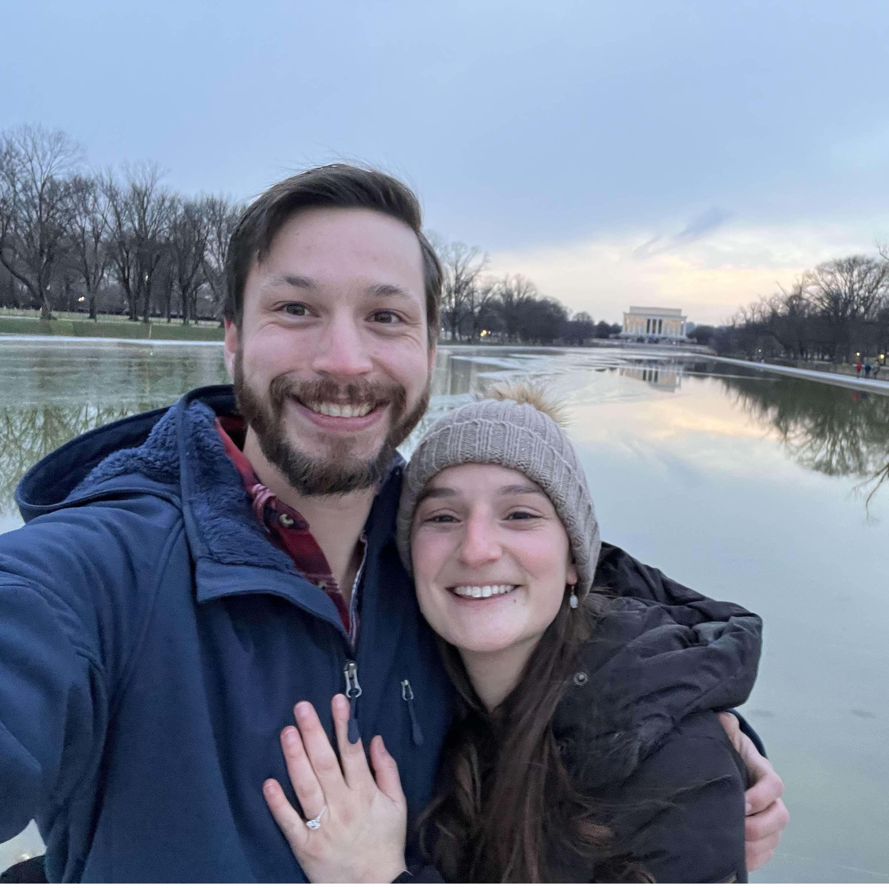 January 2022 - Right after Ben proposed!