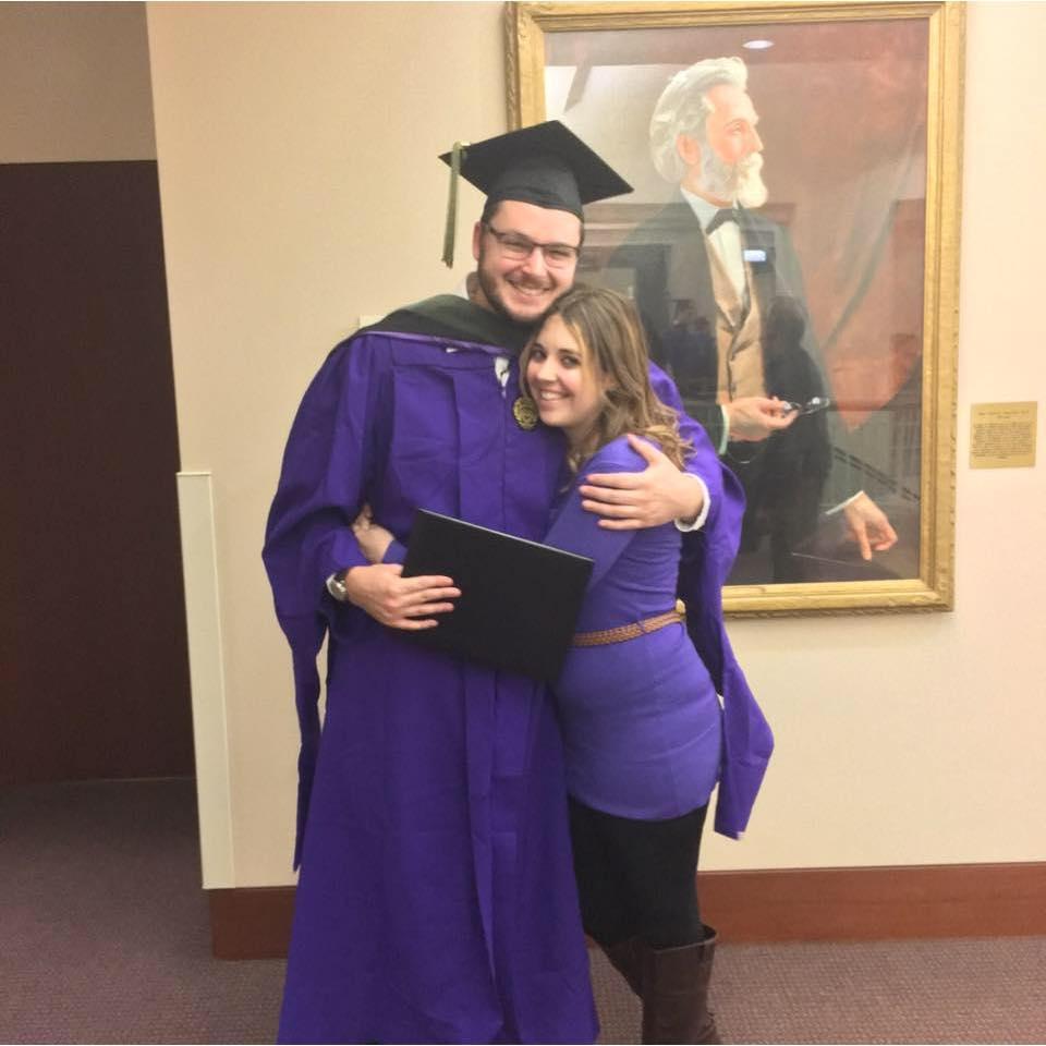 Max’s graduation from Northwestern