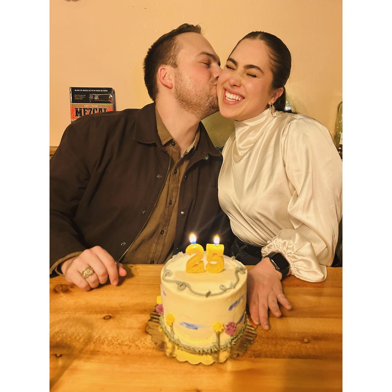 Celebrating Gabby's 25th in Feb of 2024