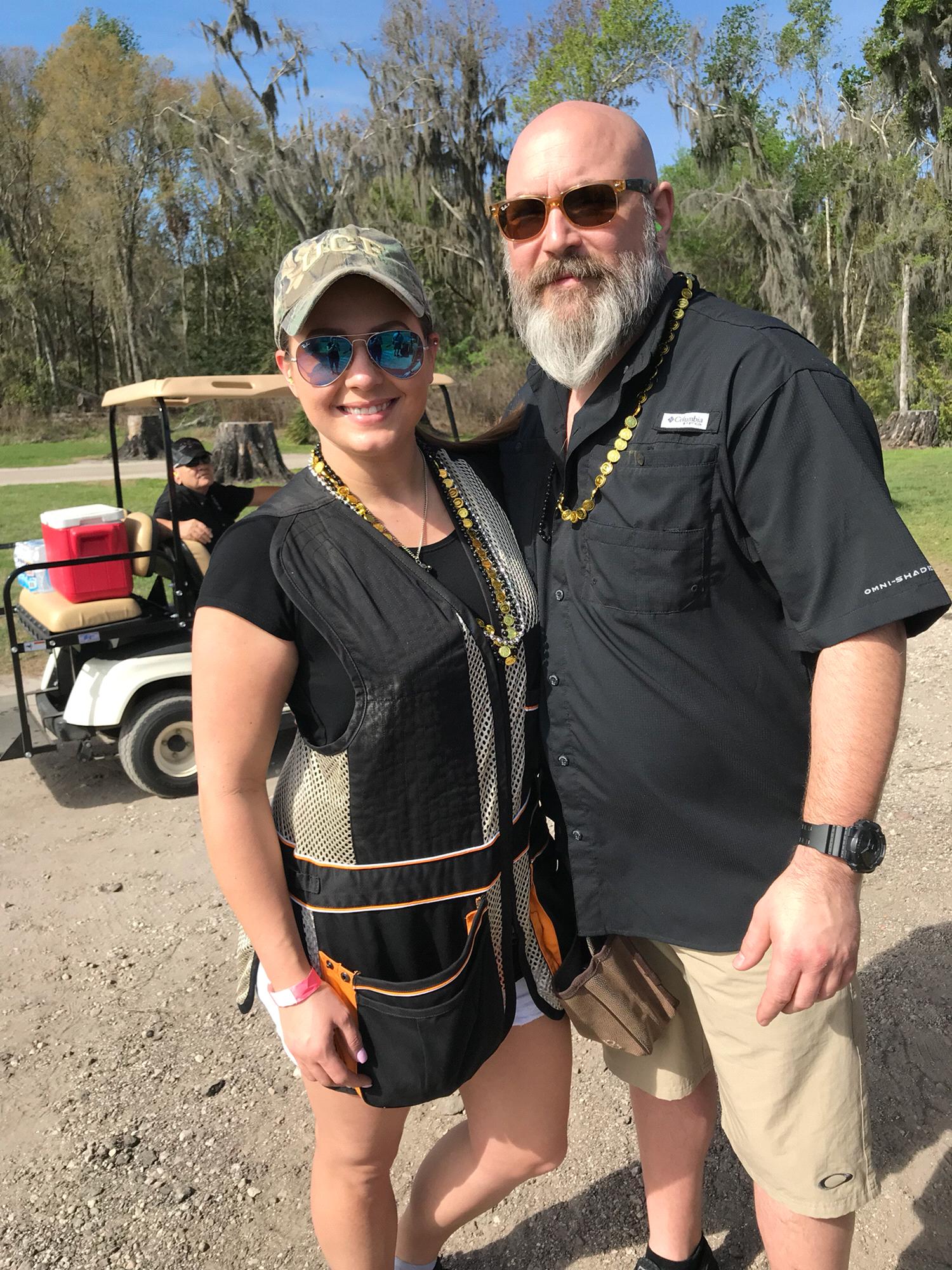 Supporting the Krewe of the Peg Leg Pirate at their annual “Get On The Good Foot” Charity Shoot in Fishawk, FL Feb 2018