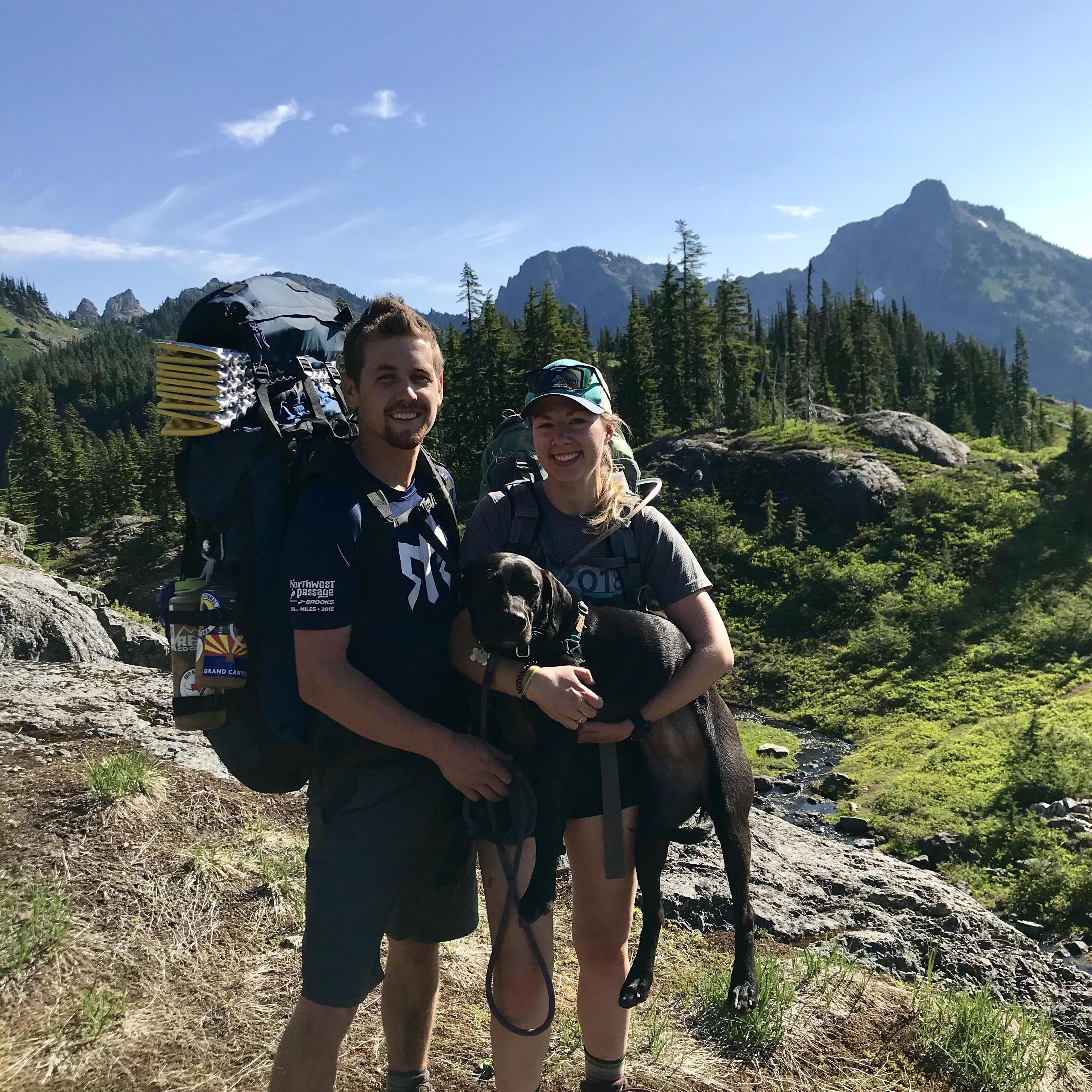 First backpack with Lyla [Rampart Lakes, July 2018]