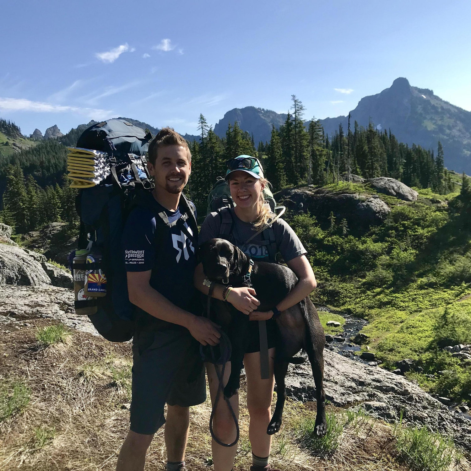 First backpack with Lyla [Rampart Lakes, July 2018]