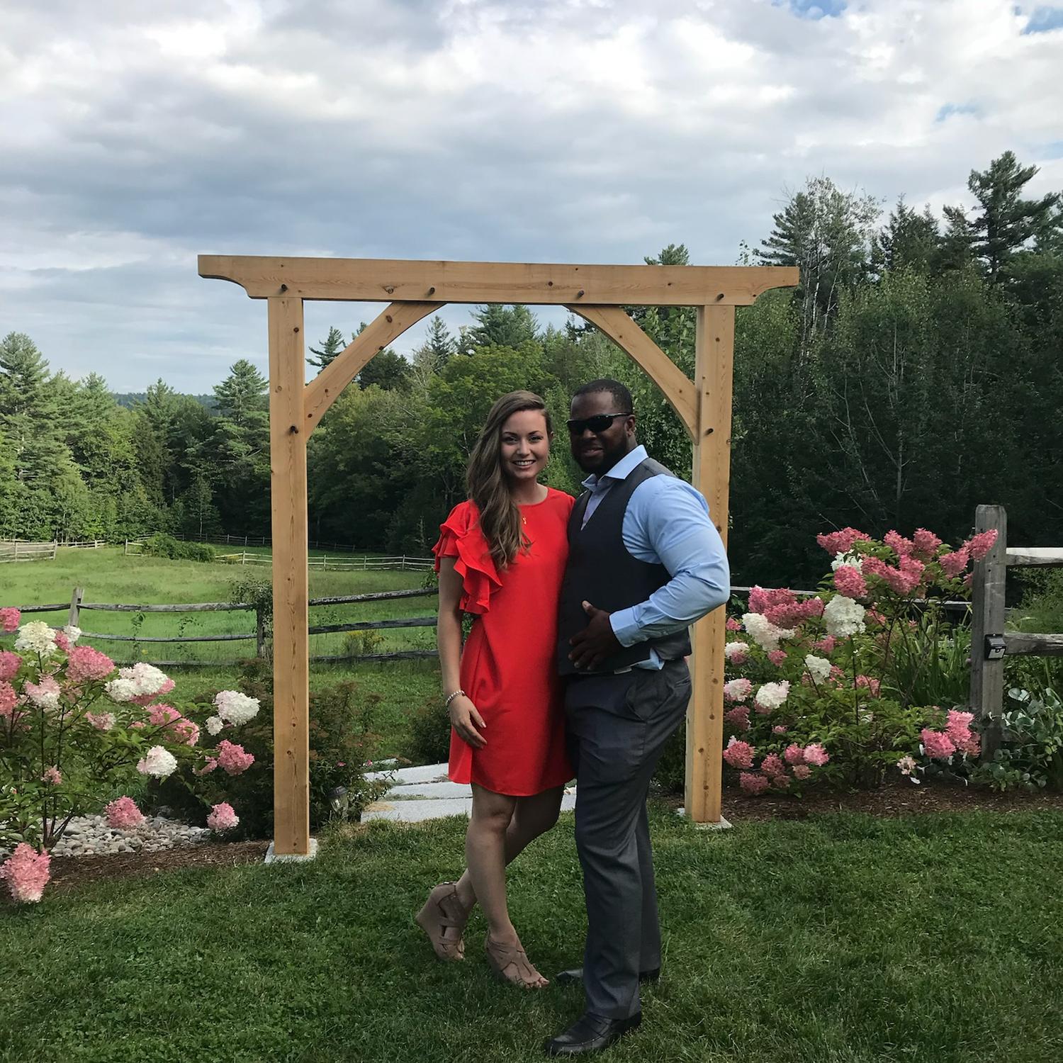 Will and Kara’s wedding in NH