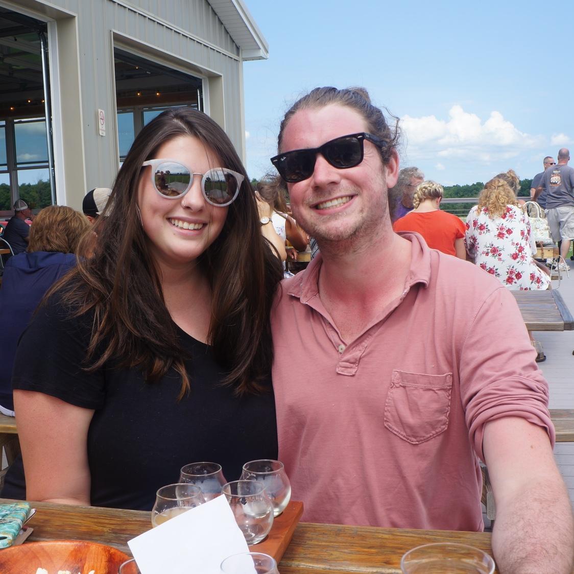 One of our very first photos together when Lucas took Emily up to Keuka Lake, a place very special to him and his family