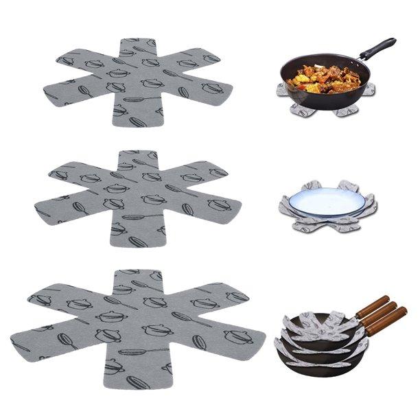 Willstar Pot Pan Separator Dividers Pad Non Slip Scratch Proof Kitchen Cookware Protector Tools