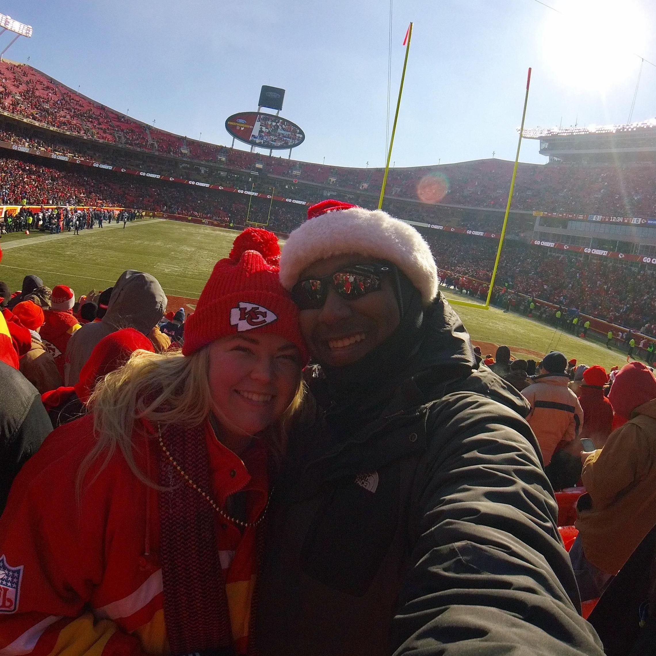 Chiefs game at Arrowhead