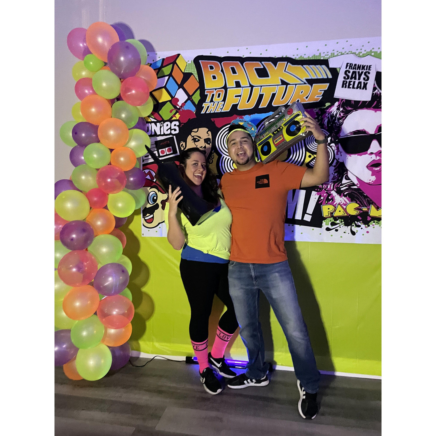 First work party - 80s themed