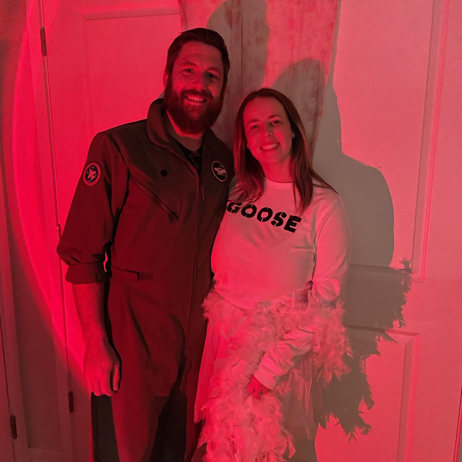 Maverick and Goose for Halloween 2023!