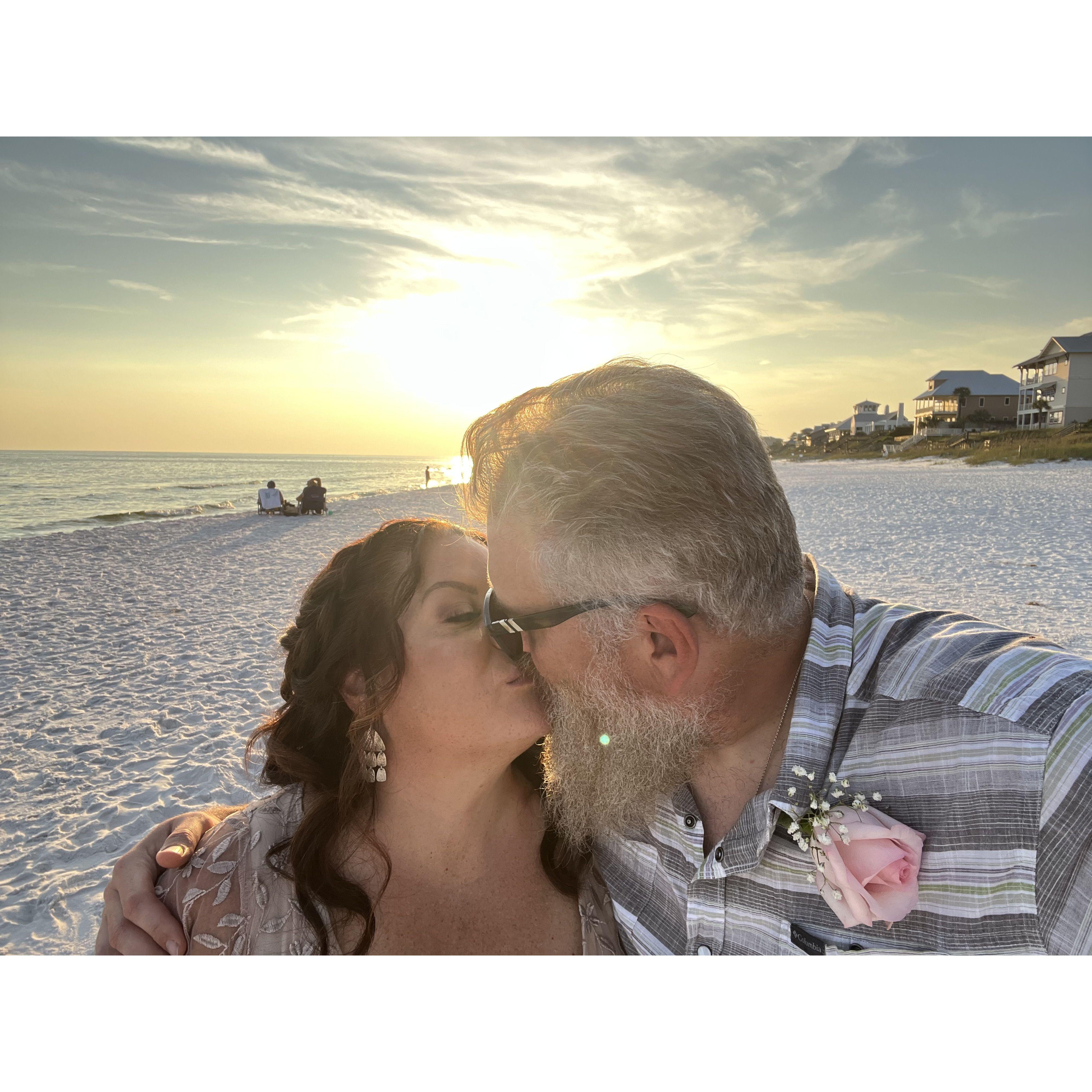 Steph and Kristian's wedding at Santa Rosa beach in Sept 2023