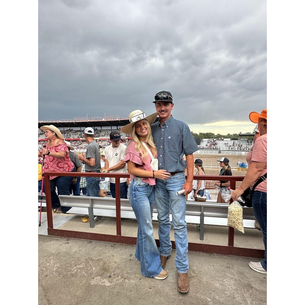 Cheyenne Frontier Days with Jacob's family!