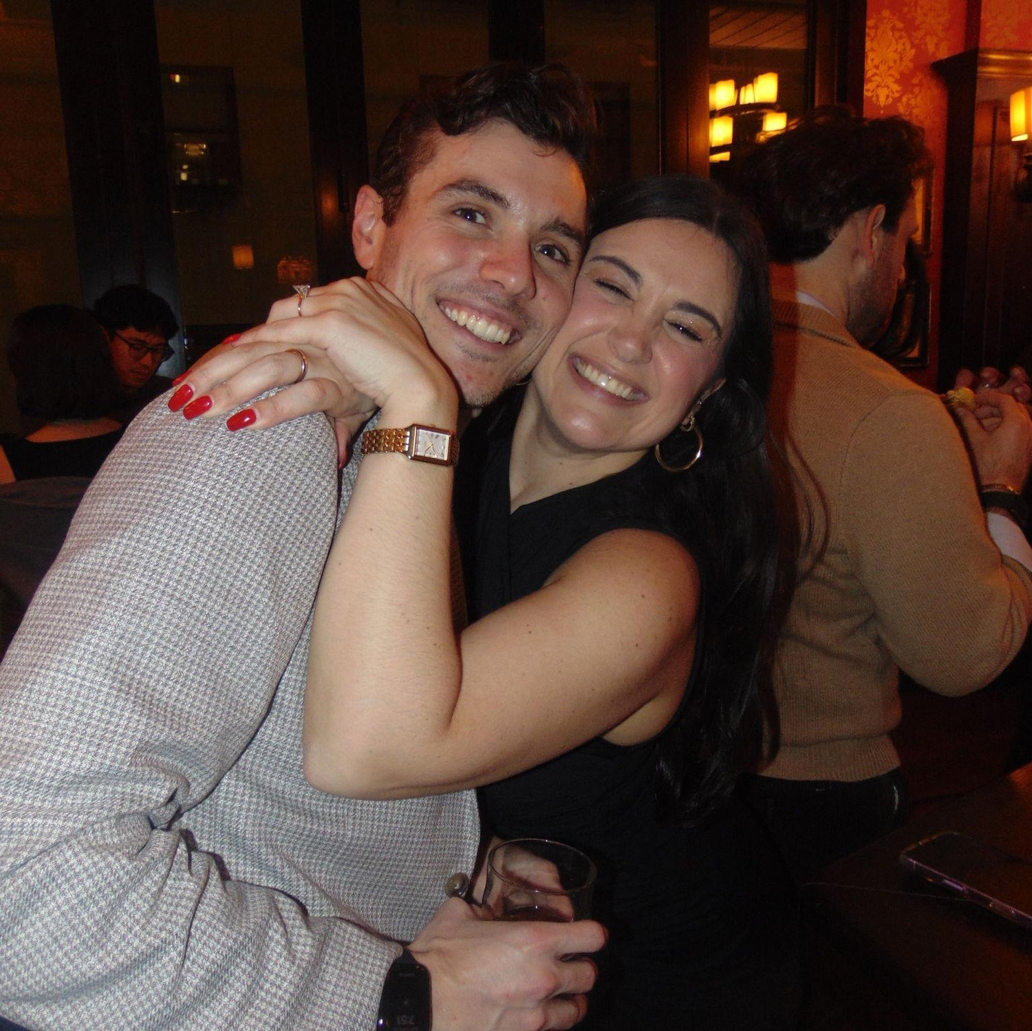 The night we got engaged!