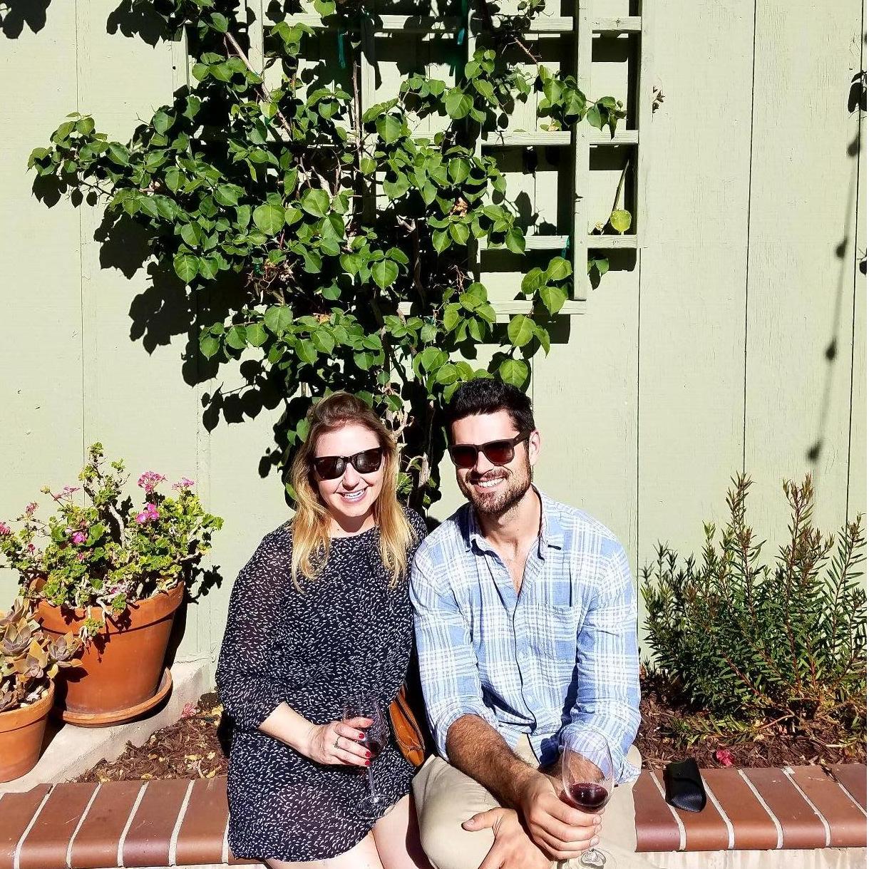 Visiting a winery in Santa Cruz
