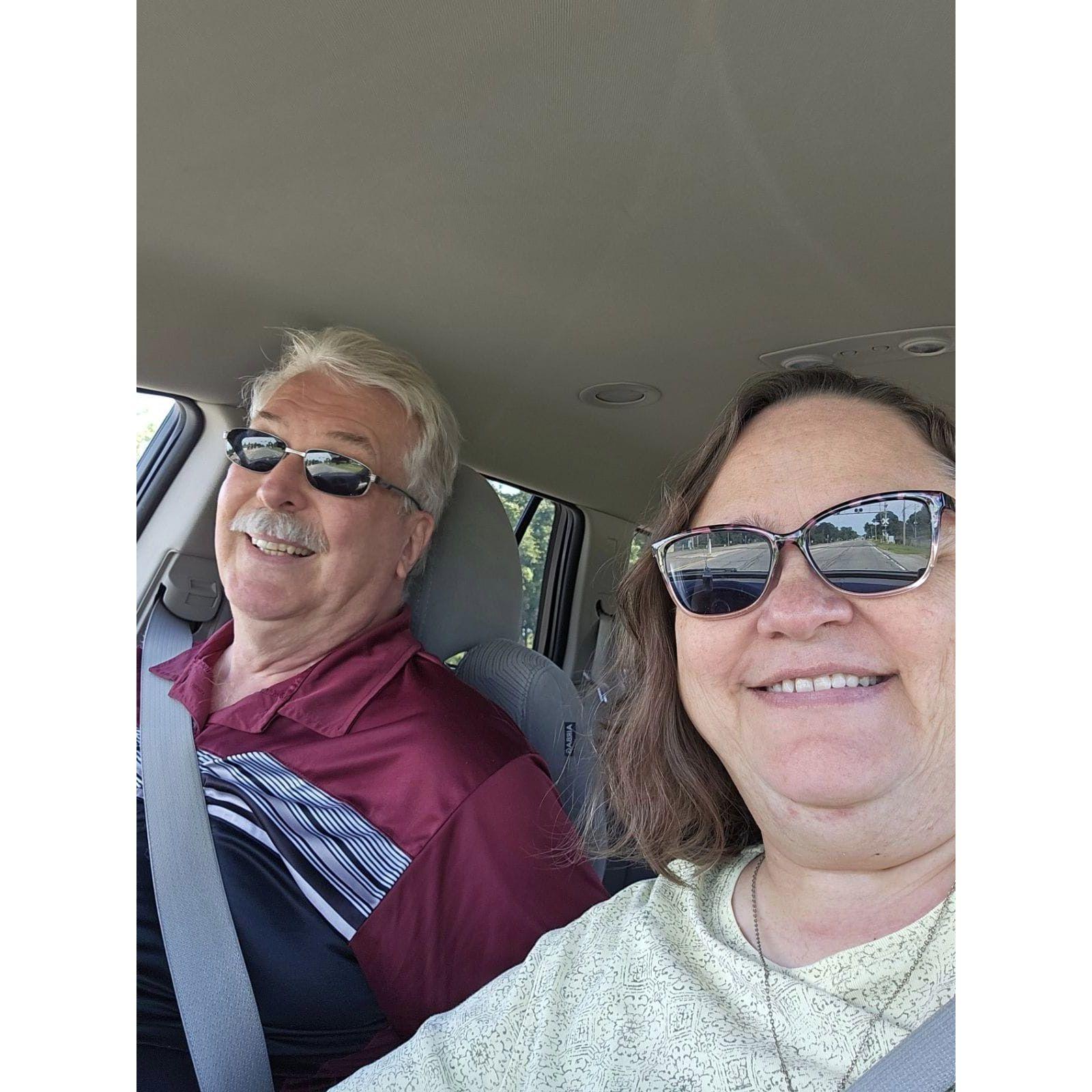 New friends Jeff and Jana had lunch with Anthony and Jokima at La Hacienda in Michigan City! Jana is Jokima's "Best Friend at Work."