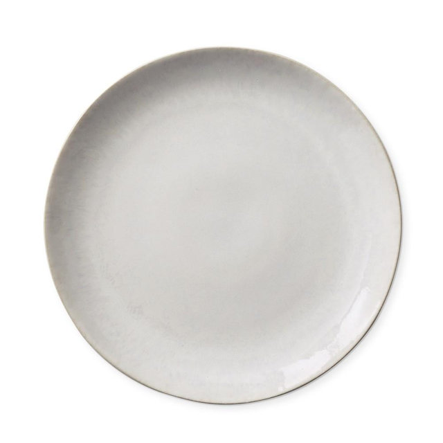 Reactive Glaze Dinner Plates, Each, White