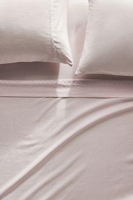 Maeve by Anthropologie Scallop Organic Sateen Sheet Set