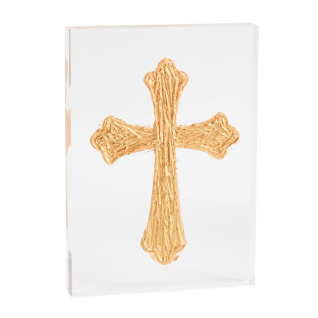 Tall Cross Acrylic Cross Plaque