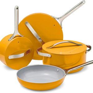 Caraway Cookware Set (12-piece) in Marigold