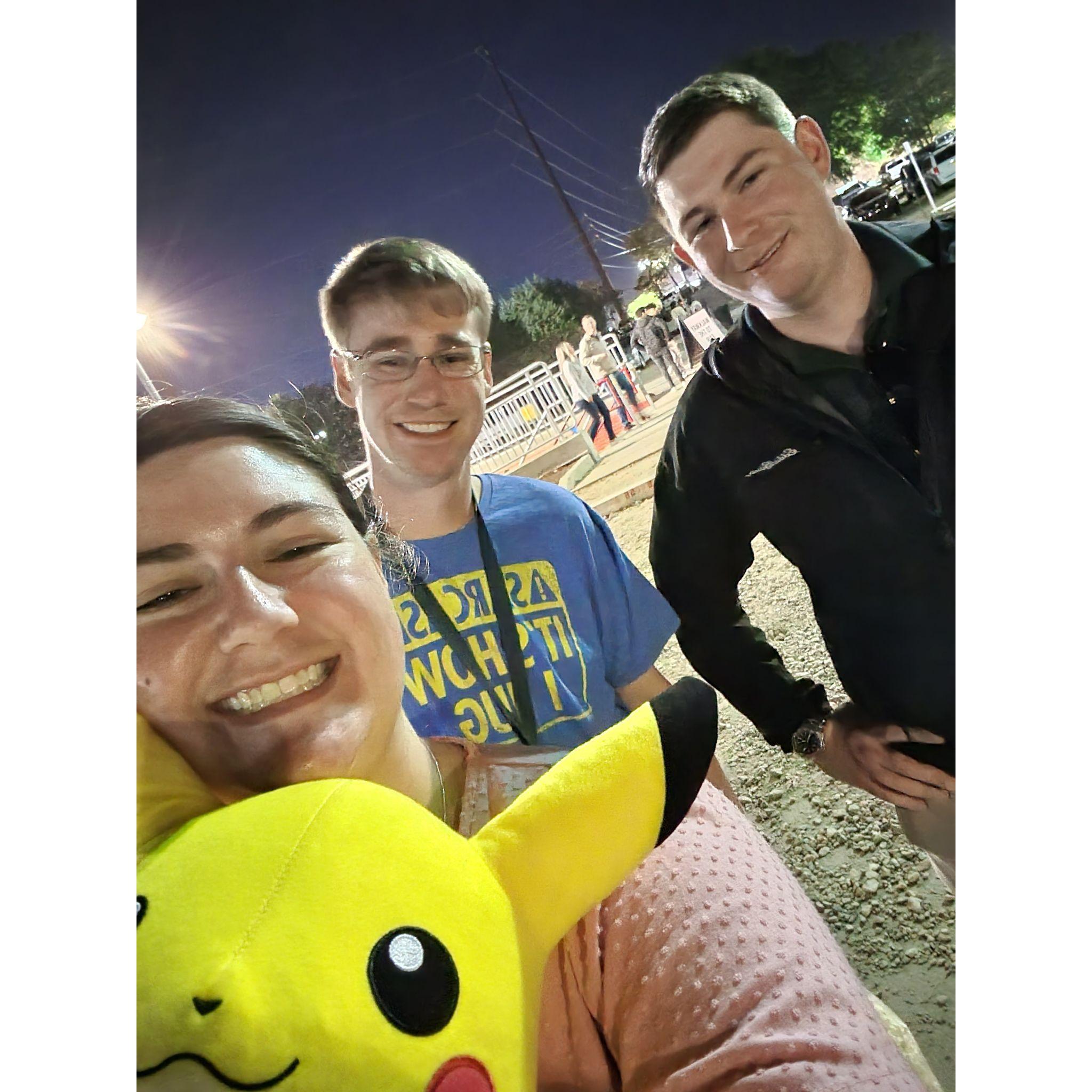 NC State Fair 2022 with Kristine's brother Harrison