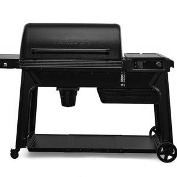 Traeger Grills Woodridge Pro Electric Wood Pellet Grill and Smoker, 970 Sq. In., Outdoor Pellet Smoker Grill with Digital Sensor and Side Shelf, Wi-FIRE Technology, Super Smoke Mode, TFB97JLH