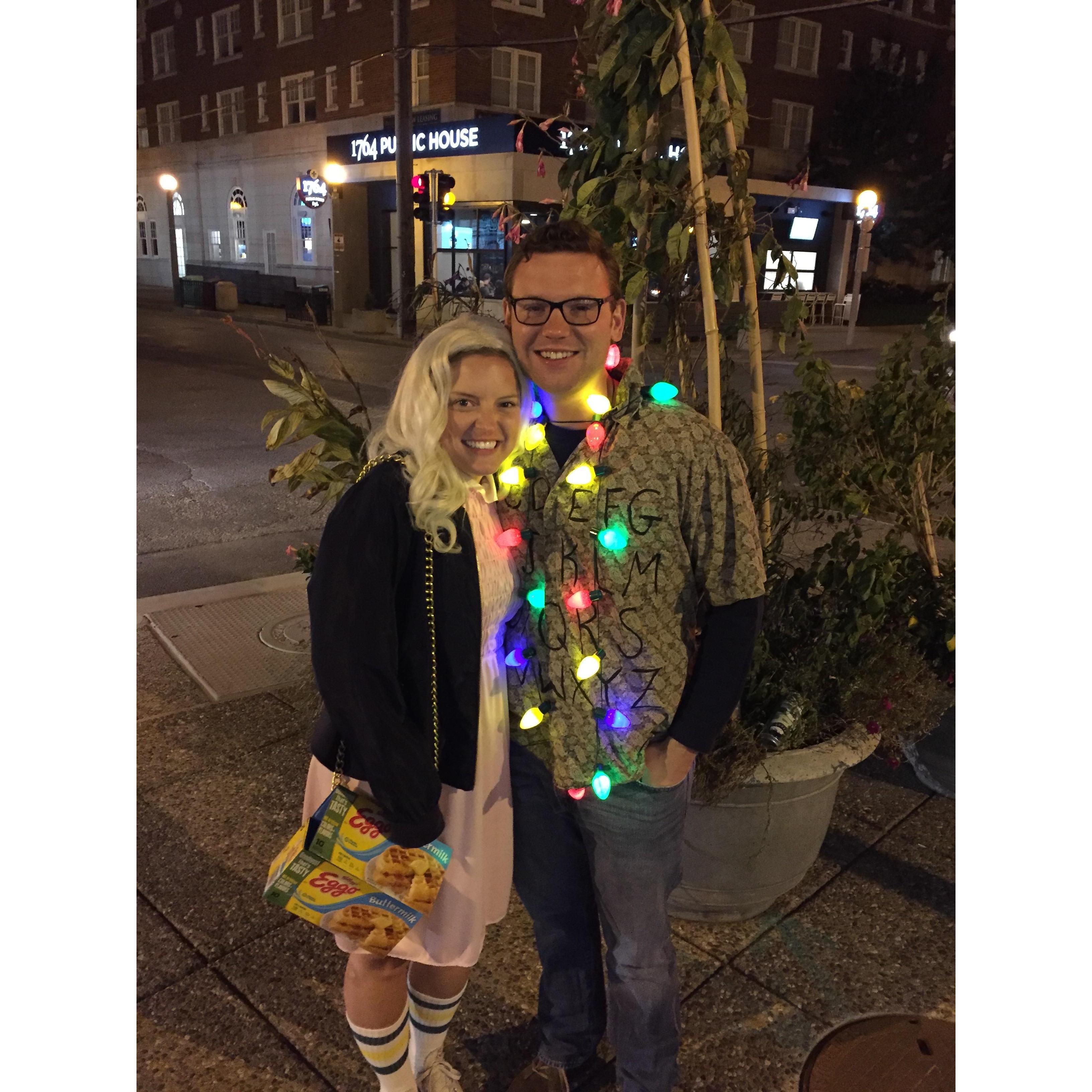 Jeff continued his visits to St. Louis. His enthusiasm about a couples costume made Mimi wonder...could it be? Could our friendship grow into something else? Surely, "Stranger Things" Have Happened.