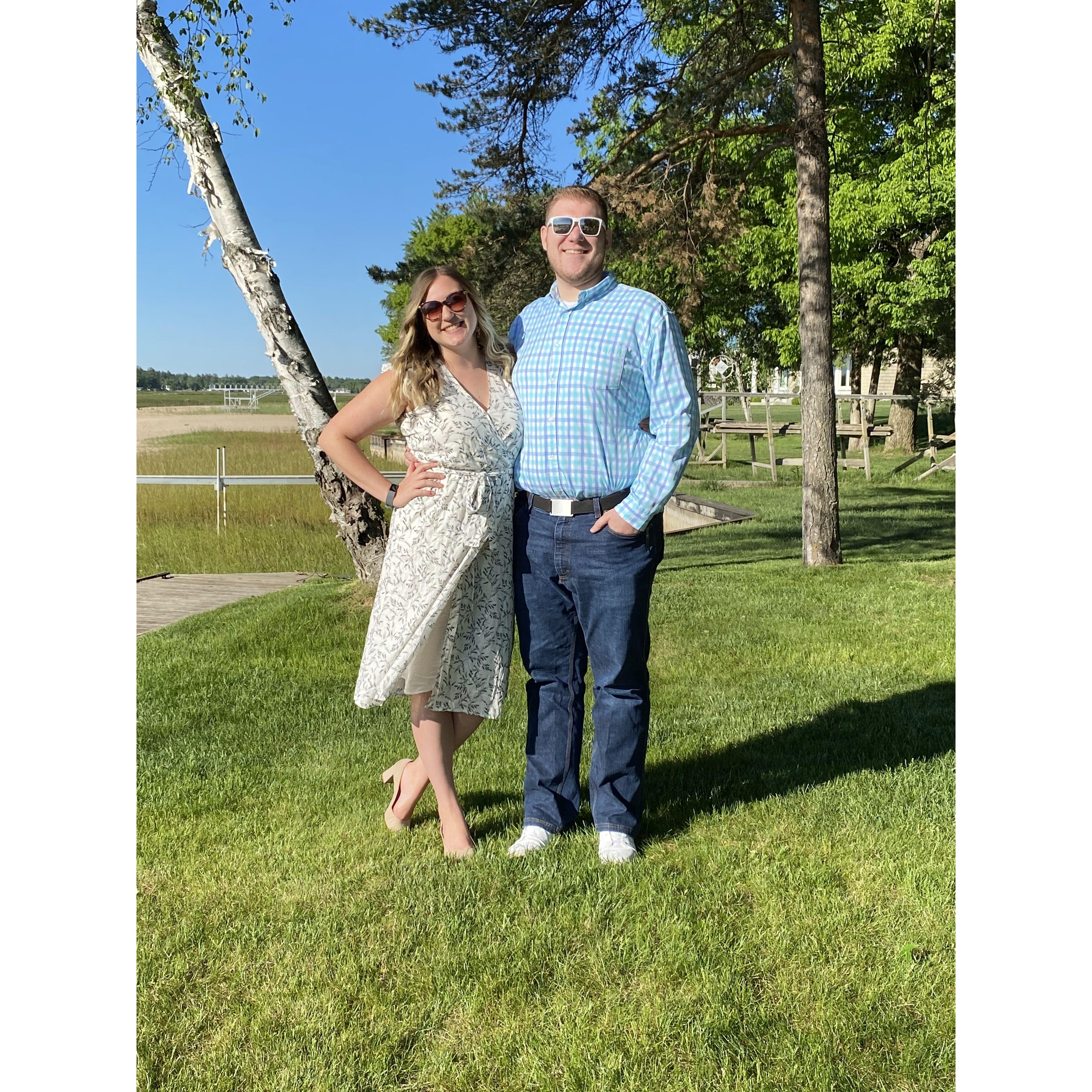 At bridesmaid Rachel Elkie's wedding