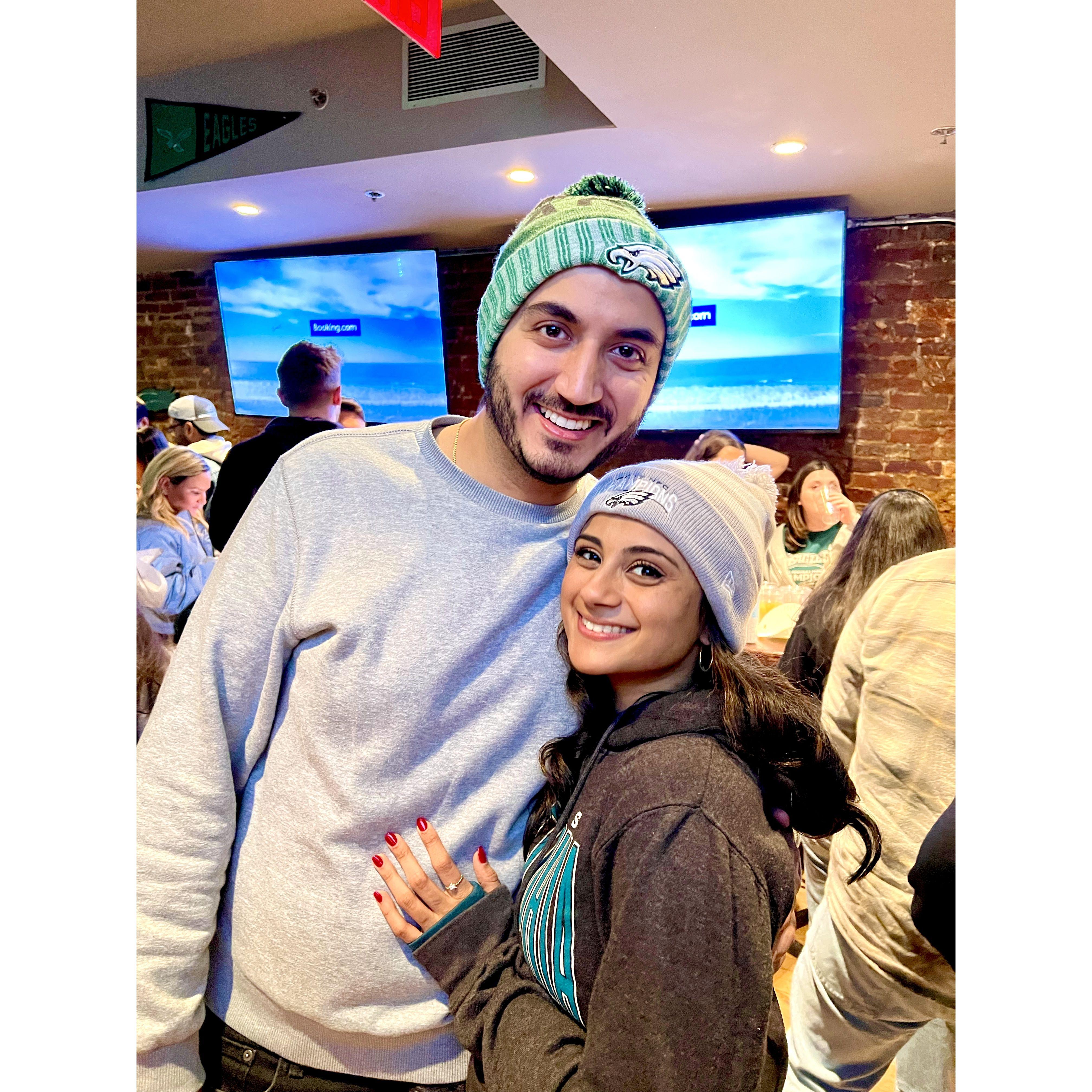 Fly Eagles Fly (they lost though sadly)