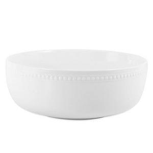 Everyday White®  by Fitz and Floyd® Beaded Serving Bowl