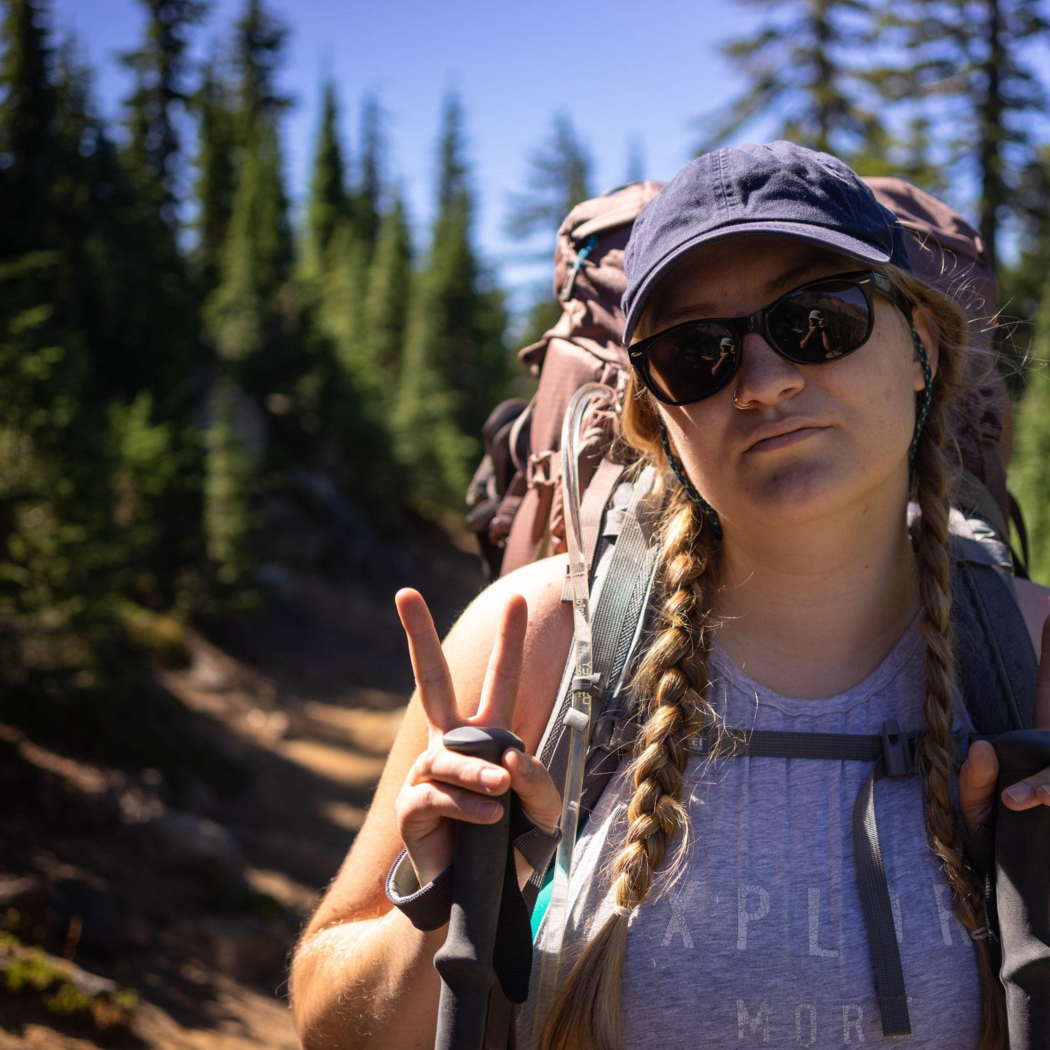 Backpacking is one of our favorite hobbies together and with friends.