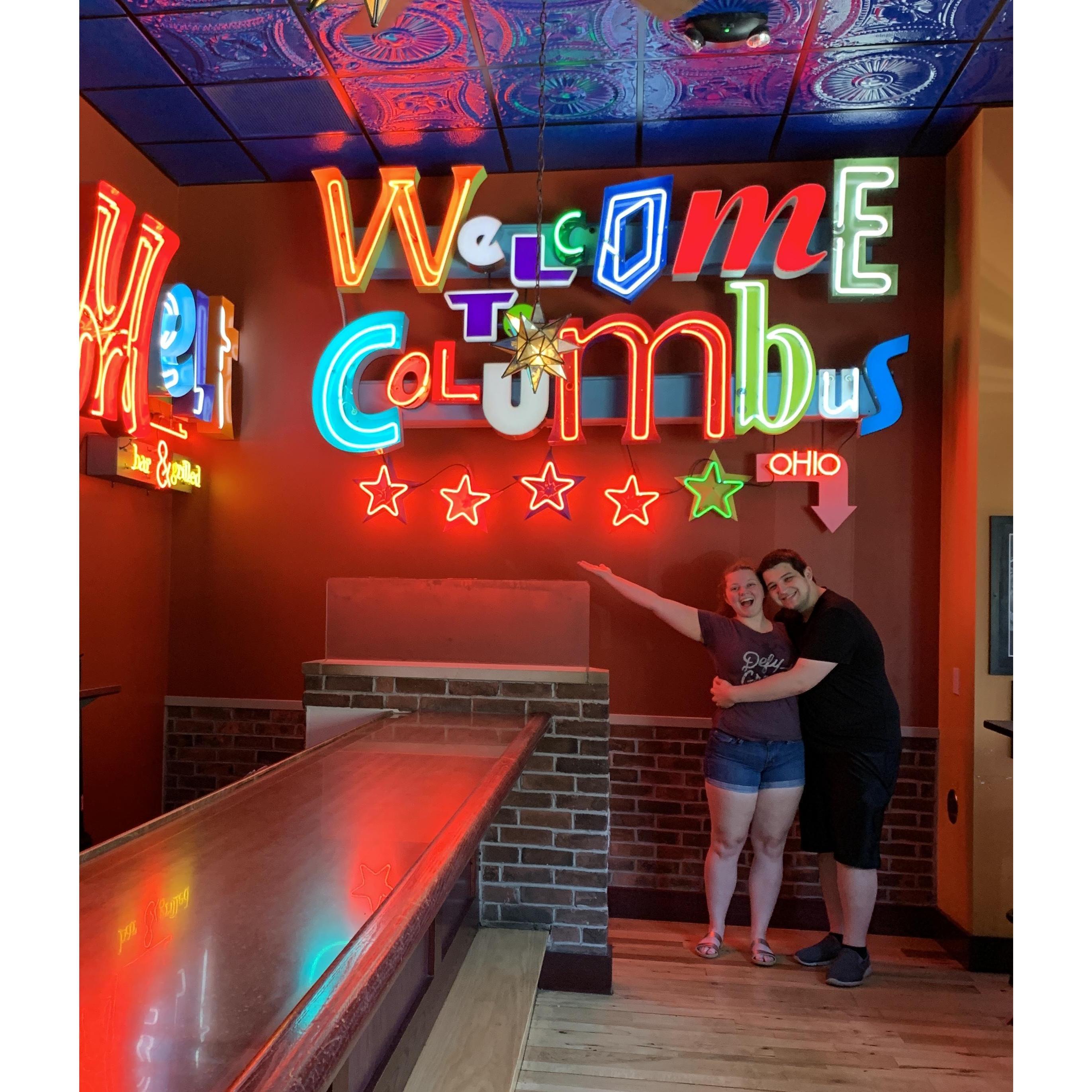 Our first weekend in our first apartment together