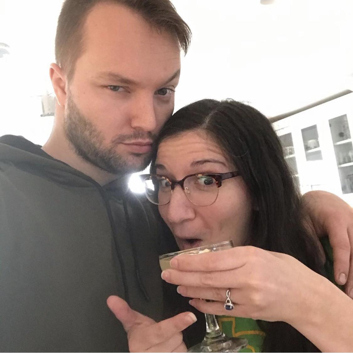Our mutual love for peaty scotch (oh, and also a new ring)