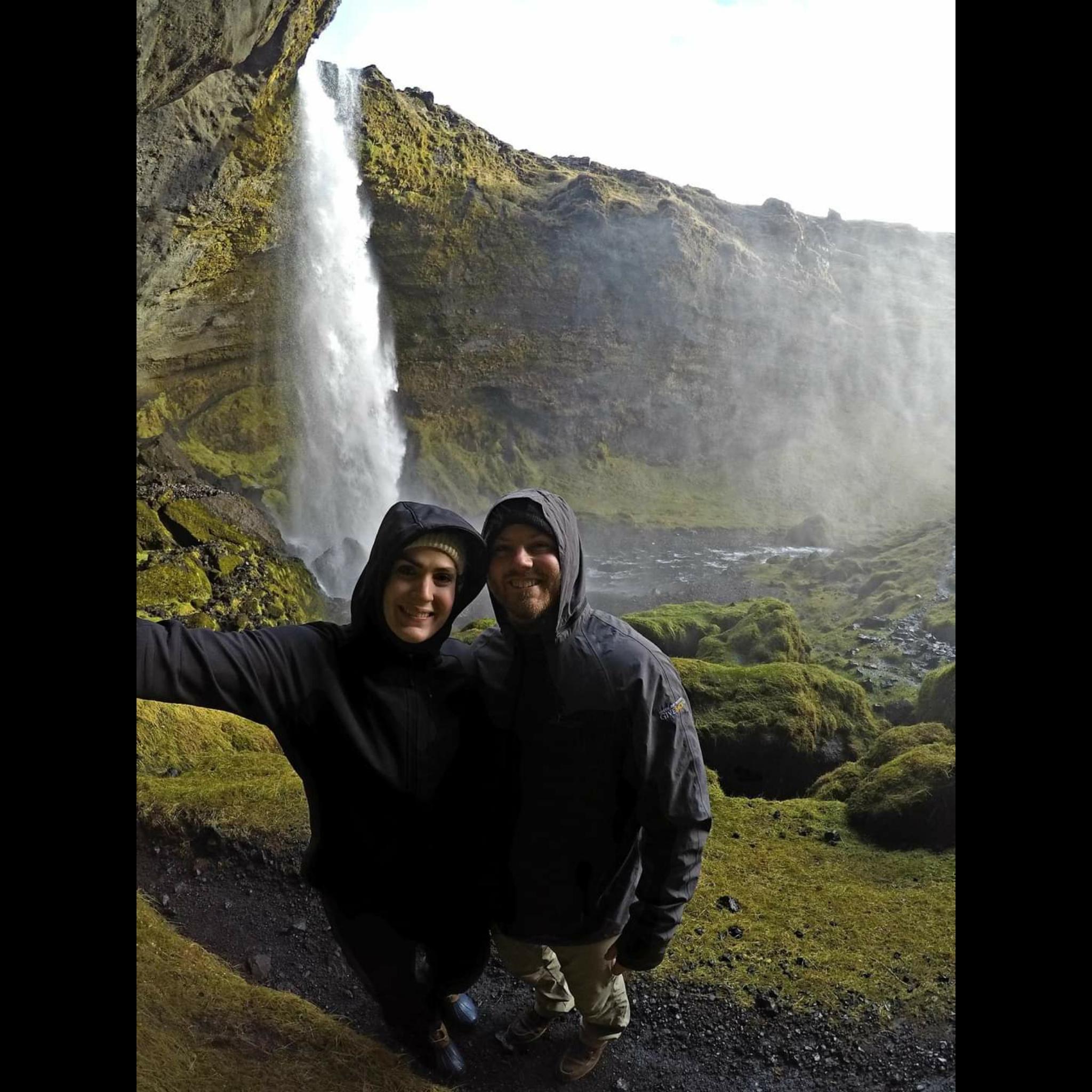 Kvernufoss - our own private waterfall