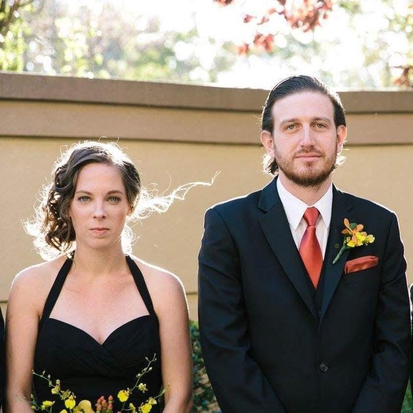 Part of the Dan's wedding party